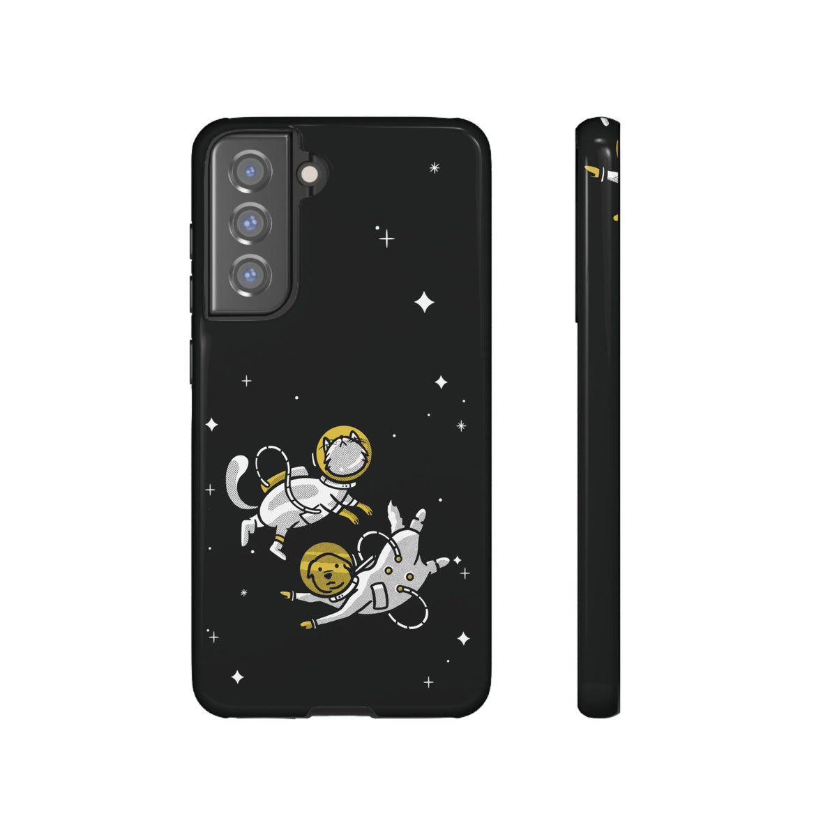 Astronaut Friends Dog Cat Sci-Fi Tough Samsung Galaxy 