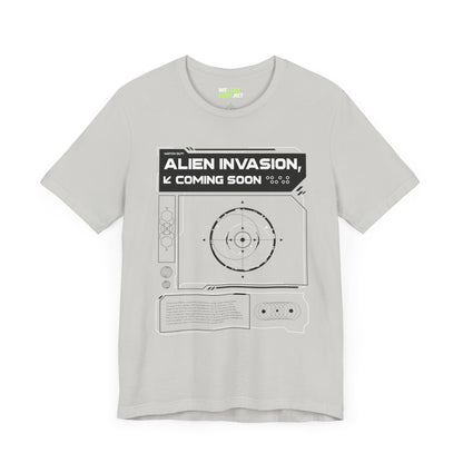 Alien Invasion Coming Soon Sci-Fi T-Shirt-welovescifi.net