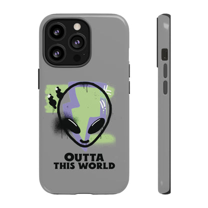 UFO iPhone Case Outta This World Sci-Fi Tough Mobile Cases