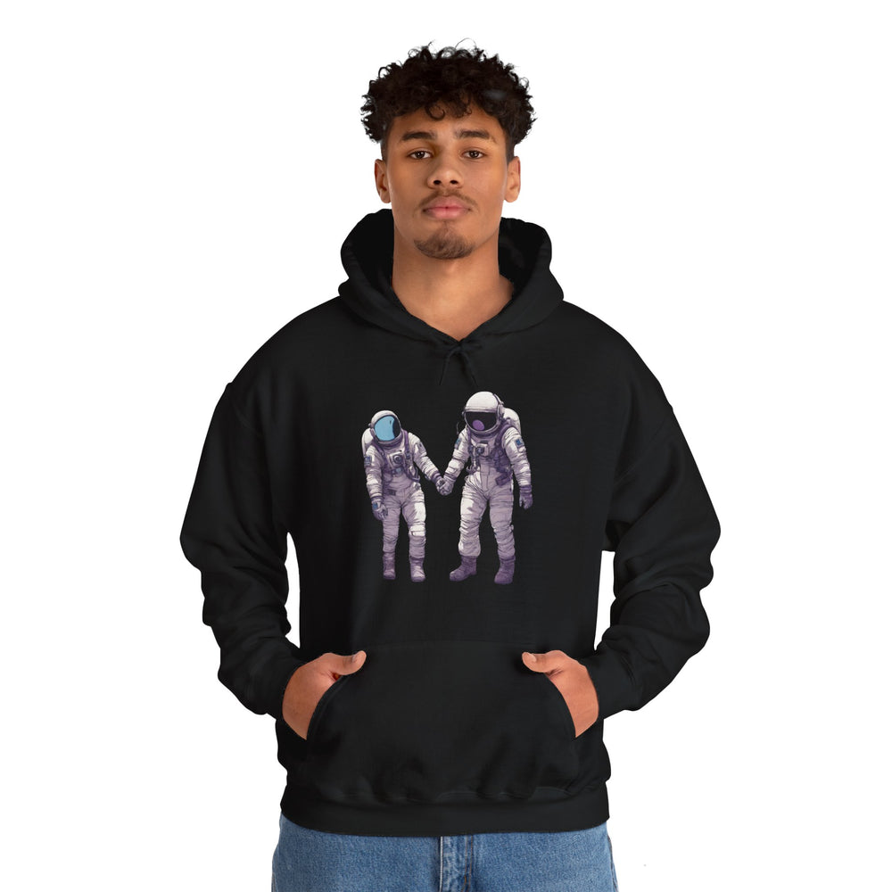 Astronaut Spaceart Hoodie - Next to You Sci-Fi Hoodie