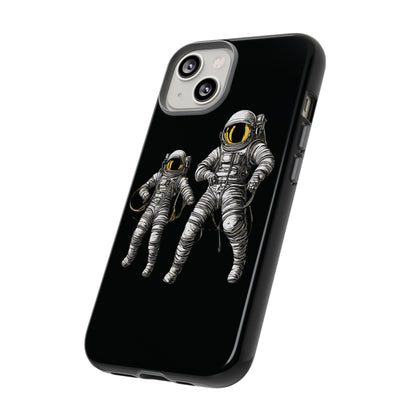 Astronauts Floating Tough iPhone Mobile Cases-welovescifi