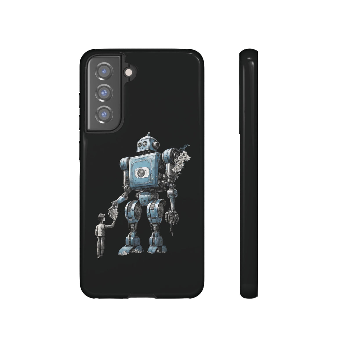 Robot Space Art Samsung Galaxy Case: Tough & Stylish