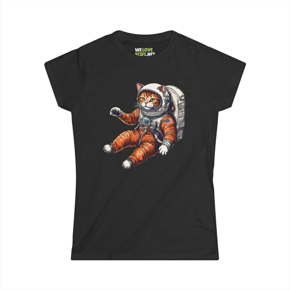 Redhead Spacecat Tee - Astronaut Women's Shirt WeLoveSciFi