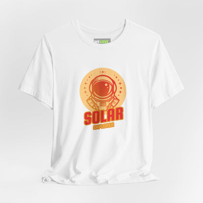 Solar Explorer Astronaut Themed T-Shirt - Sci-Fi Apparel