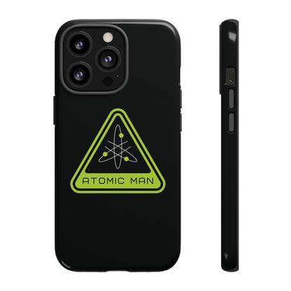 Atomic Man Retro Sign Sci-Fi Tough iPhone Mobile Cases