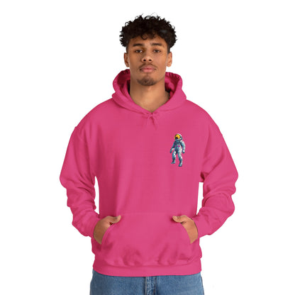 Jump Astronaut Space Art Hoodie - Sci-Fi Adventure Apparel