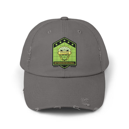 Interdimensional Alien Cap - Unisex Sci-Fi Distressed Hat