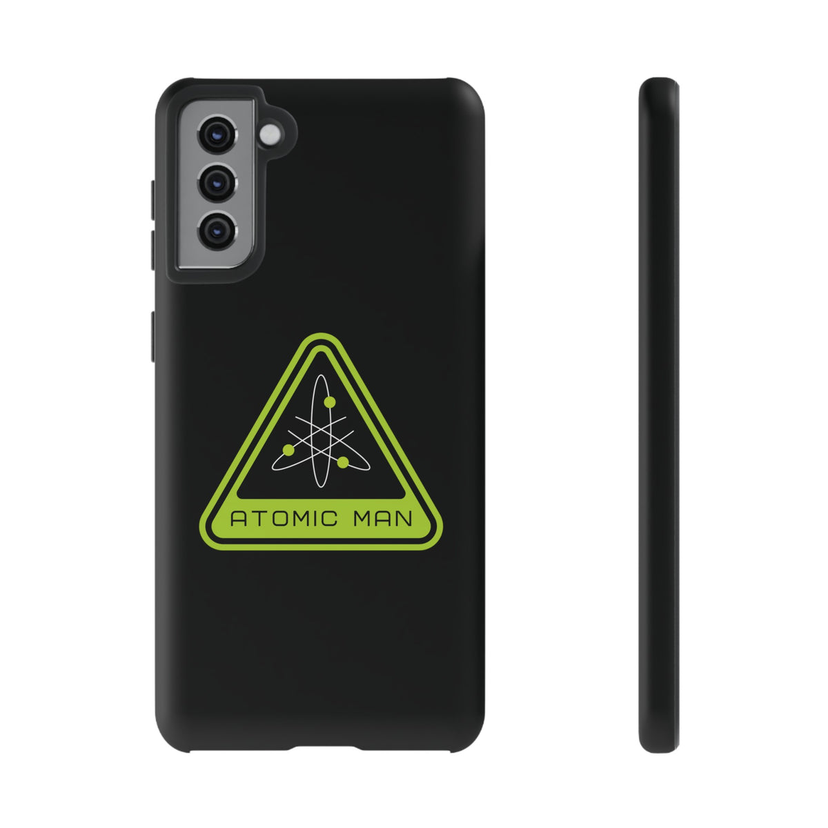 Atomic Man Retro Sign Sci-Fi Samsung Galaxy Mobile Cases