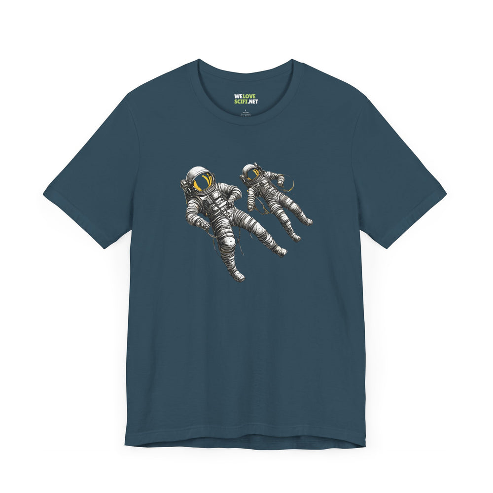 Astronauts Floating Sci-Fi T-Shirt-welovescifi.net