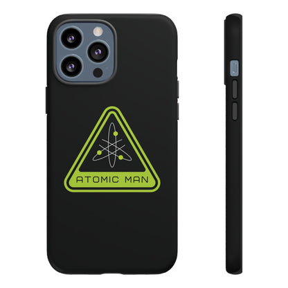 Atomic Man Retro Sign Sci-Fi Tough iPhone Mobile Cases