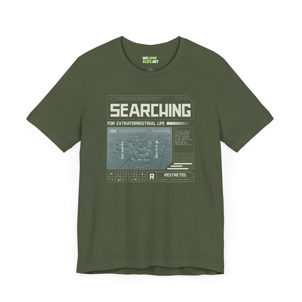 Searching for Extraterrestrial Life UFO Sci-Fi T-Shirt