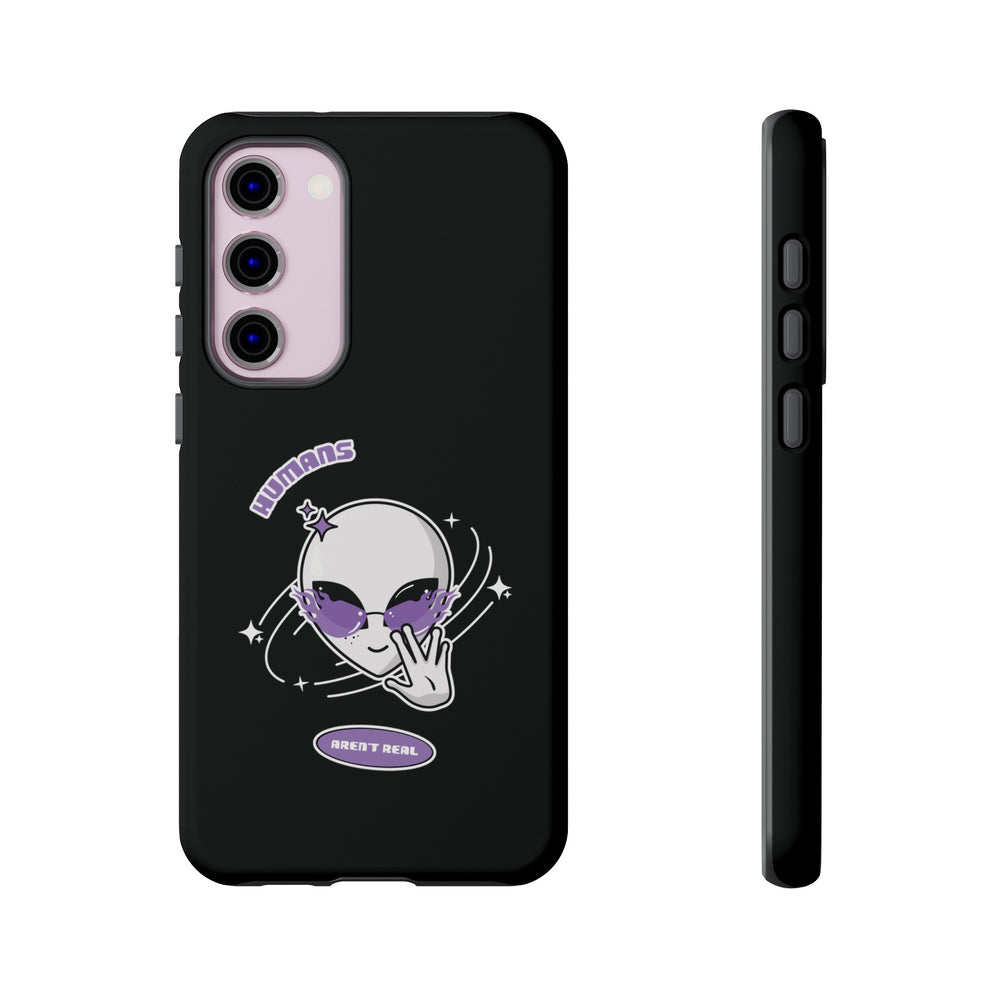 Sci-Fi Mobile Cases Humans Aren't Real UFO Samsung Galaxy