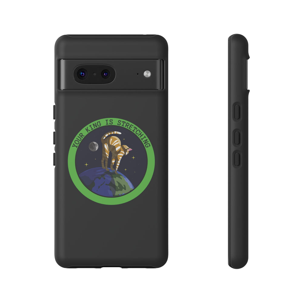 Your King Is Stretching Funny Cat UFO Tough Google Pixel Mobile Cases-welovescifi.net