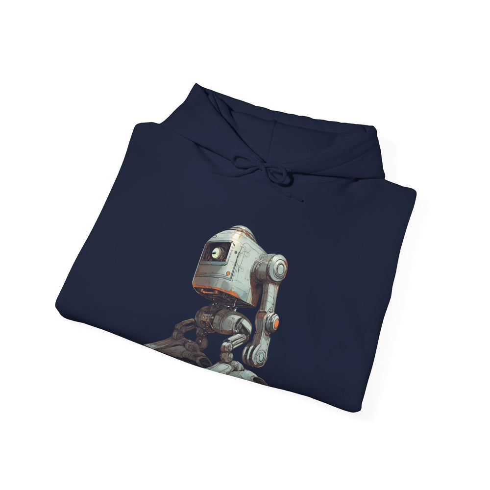 Robot Spaceart Hoodie - Ready-to-Go Sci-Fi Apparel