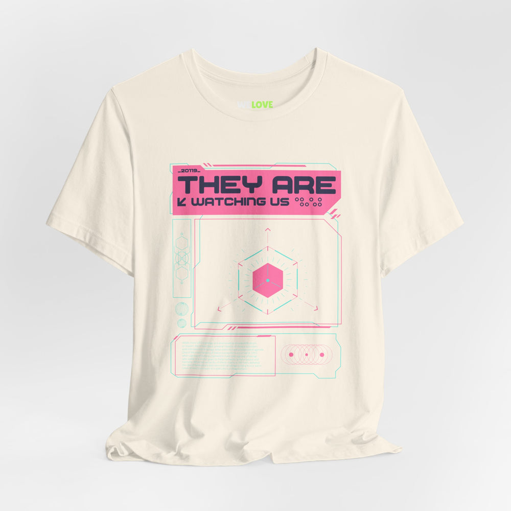 They Are Watching Us UFO Sci-Fi T-Shirt-welovescifi.net