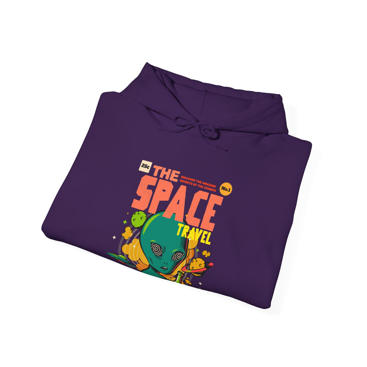 Retro Sci-Fi Hoodie | Space Travel Retro Comic Alien Hoodie