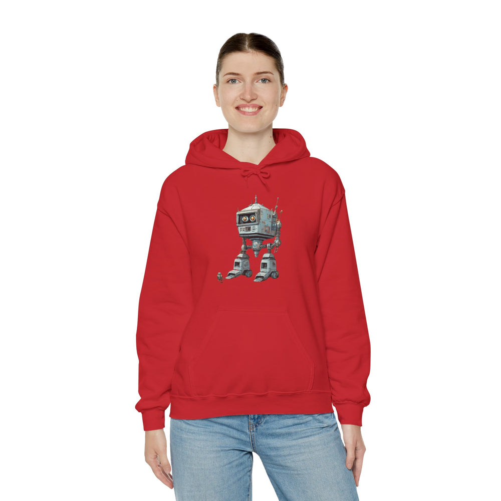 Get Out Of My Way Little Robot Spaceart Sci-Fi Hoodie