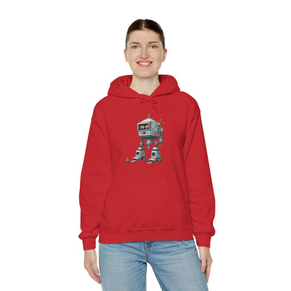 Get Out Of My Way Little Robot Spaceart Sci-Fi Hoodie