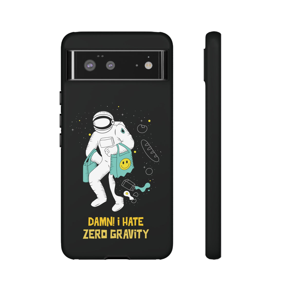 Zero Gravity Funny Astronaut Sci-Fi Tough Google Pixel Mobile Cases-welovescifi.net