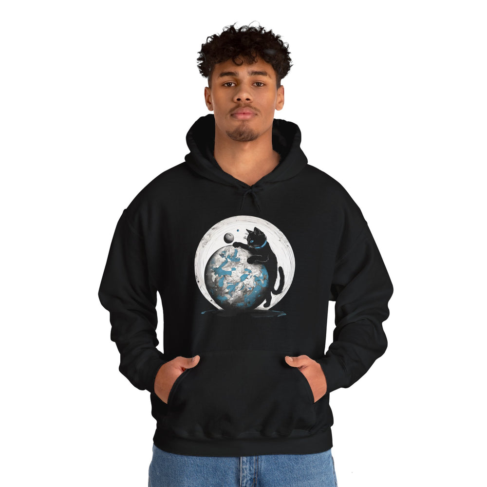 Space Player Cat Sci-Fi Hoodie - We Love Sci-Fi