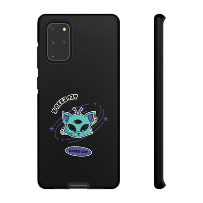 Alien Cat Galaxy Case Funny Sci-Fi Tough Samsung Mobile Case