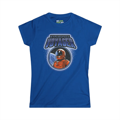 Hyperspace Voyager Astronaut Woman's Tee | WeLoveSciFi