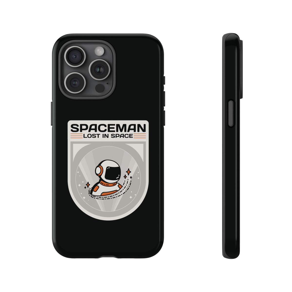 Spaceman iPhone Case Astronaut Sci-Fi Tough Mobile Cover