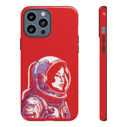 Duotone SpaceGirl SpaceArt Tough iPhone Mobile Cases