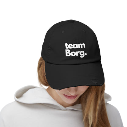 Team Borg Supervillain Cap | Unisex Sci-Fi Distressed Hat