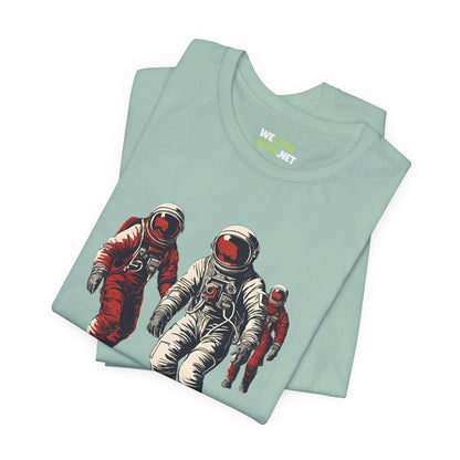 Astronauts In Red Sci-Fi T-Shirt-welovescifi.net