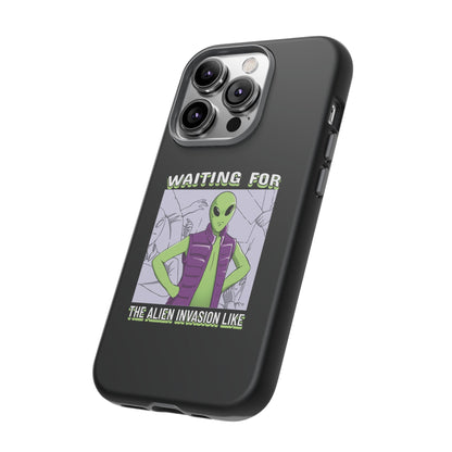 Waiting For The Alien Invasion Like Sci-Fi Tough iPhone Mobile Cases-welovescifi.net