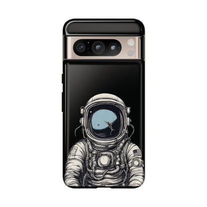 Hello Human Space Art Phone Case Tough Google Pixel Cover