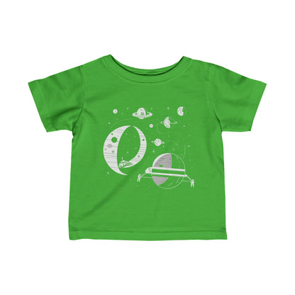 tee-Spacestation No13 Infant Sci-Fi Fine Jersey Tee