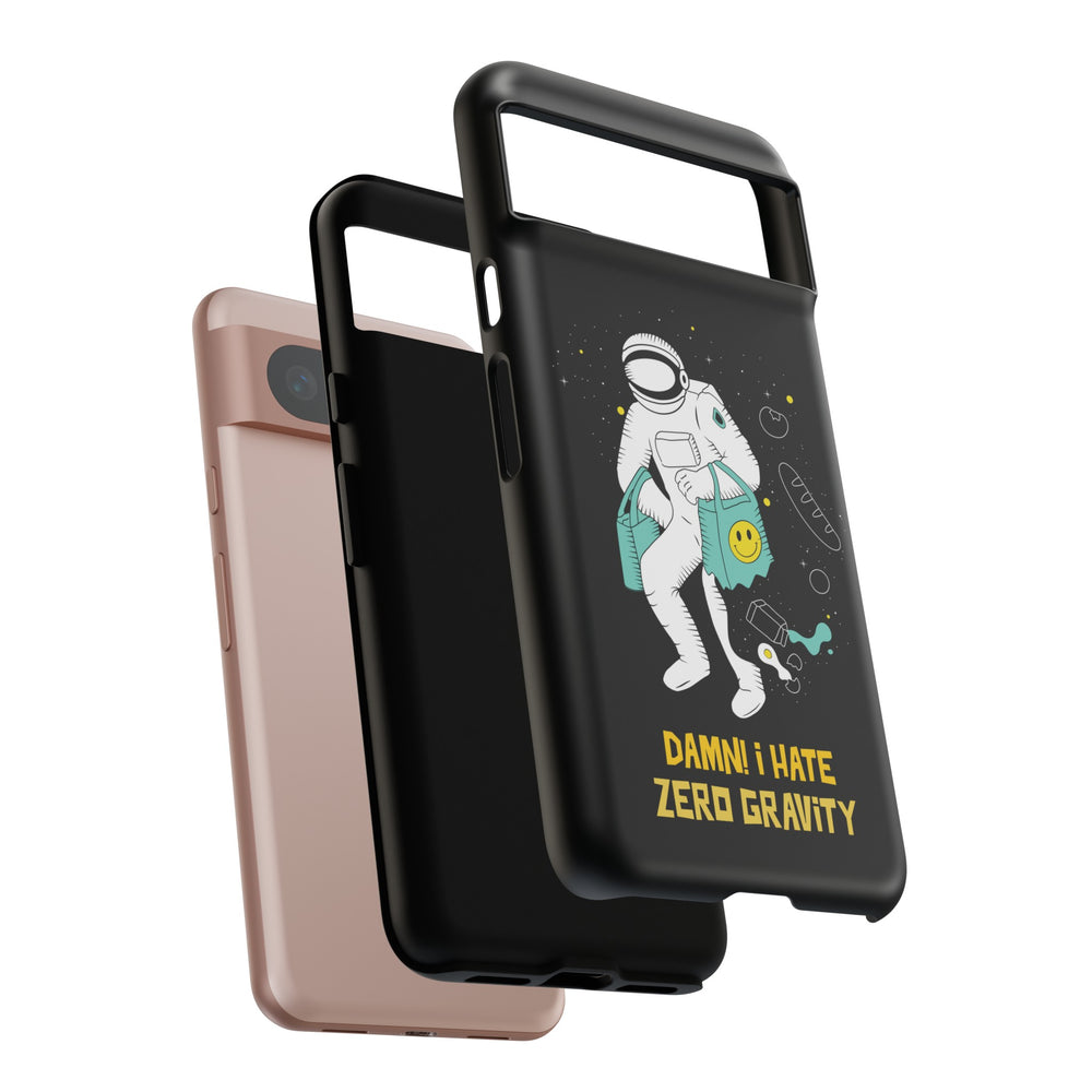 Zero Gravity Funny Astronaut Sci-Fi Tough Google Pixel Mobile Cases-welovescifi.net