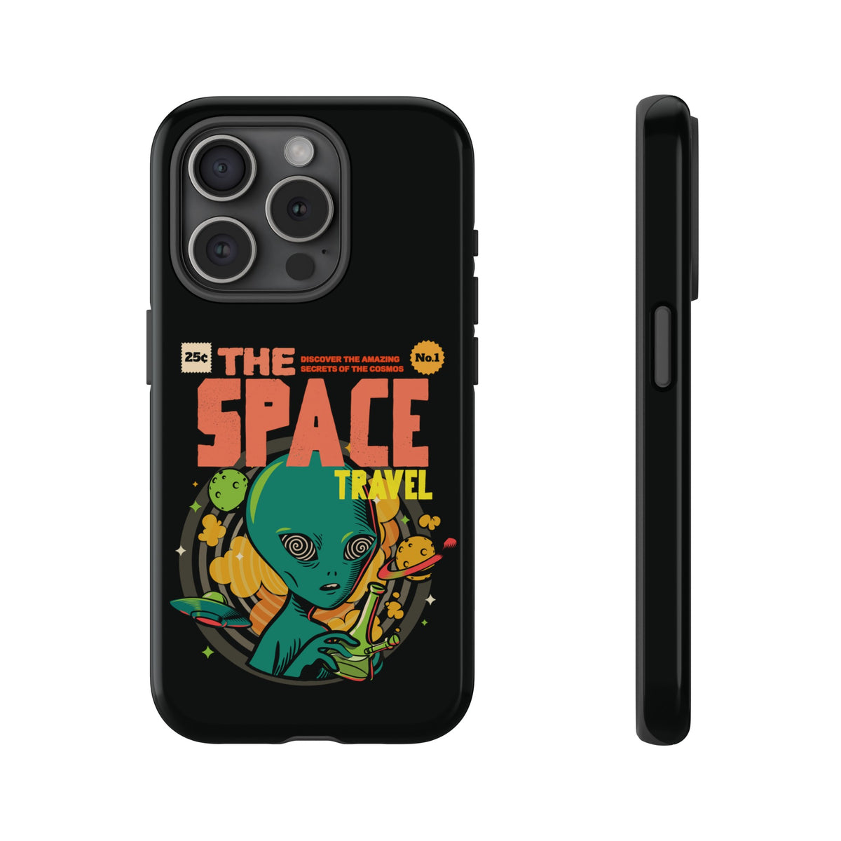 Sci-Fi Phone Case | Space Travel Comic UFO iPhone Cover