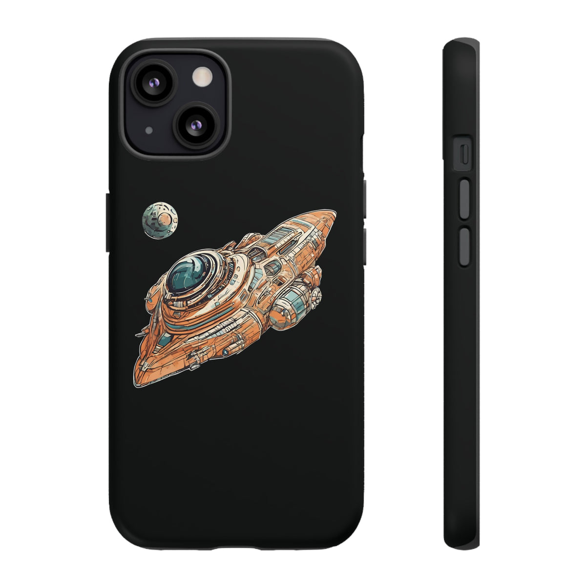 Durable Spaceship-76 Tough iPhone Cases