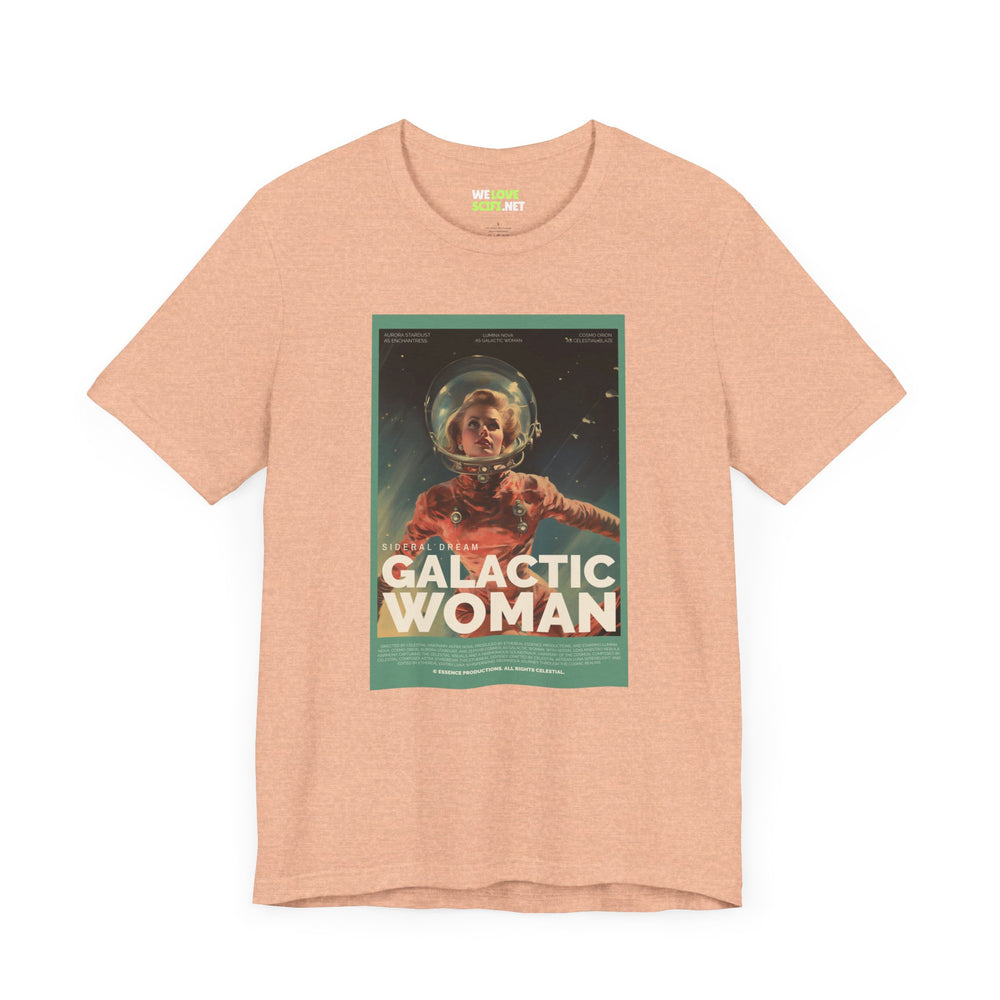 Galactic Woman Retro Sci-Fi T-Shirt-welovescifi.net