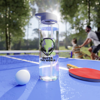 Funny Alien Water Bottle | Outta This World Tritan