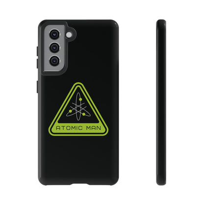 Atomic Man Retro Sign Sci-Fi Samsung Galaxy Mobile Cases