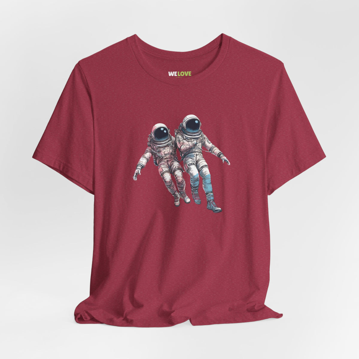 We're Floating As One Astronaut Sci-Fi T-Shirt-welovescifi.net