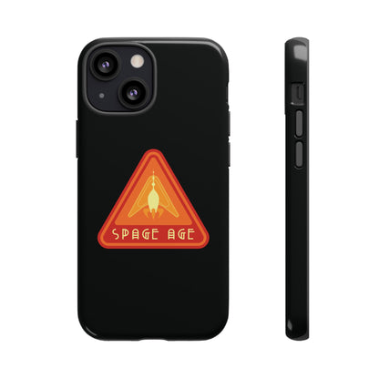 Space Age Retro Sci-Fi Tough iPhone Mobile Cases