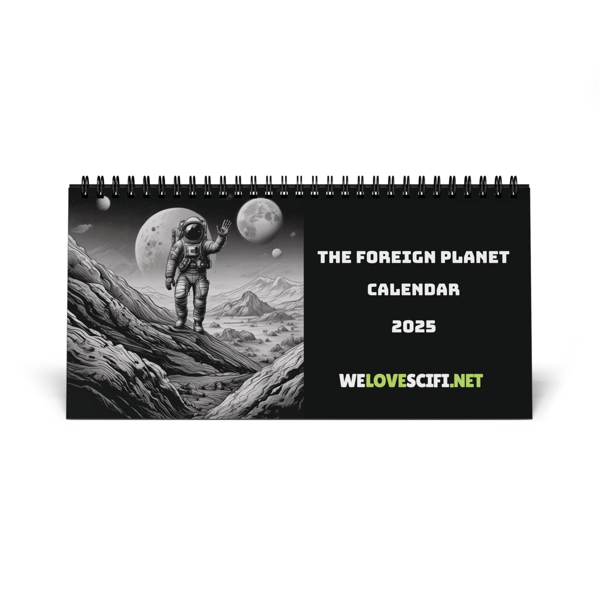 The Foreign Planet Desktop Calendar 2025-welovescifi.net