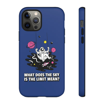 Astronaut iPhone Case Sky Is the Limit Sci-Fi Mobile Cover