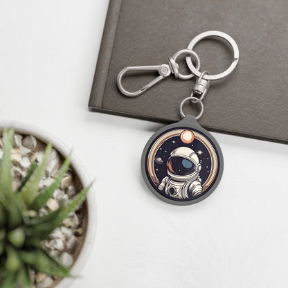 Retro Spaceman Keyring Tag-welovescifi.net