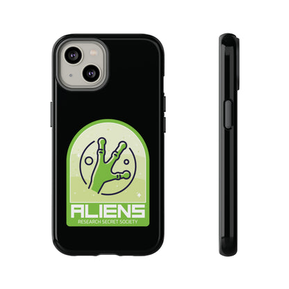 Aliens Research Secret Society UFO Sci-Fi iPhone Mobile Case