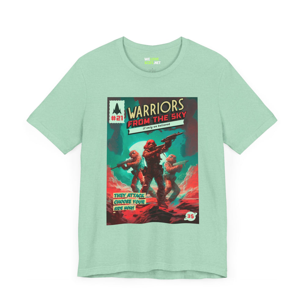 Warriors From The Sky Retro Sci-Fi T-Shirt-welovescifi.net