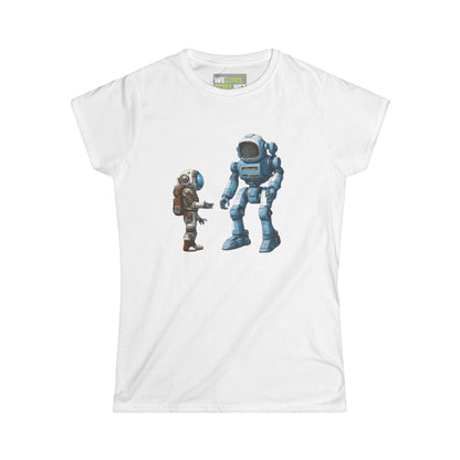 Team Robot Sci-Fi Woman's Tee Shop Trendy Sci-Fi Apparel