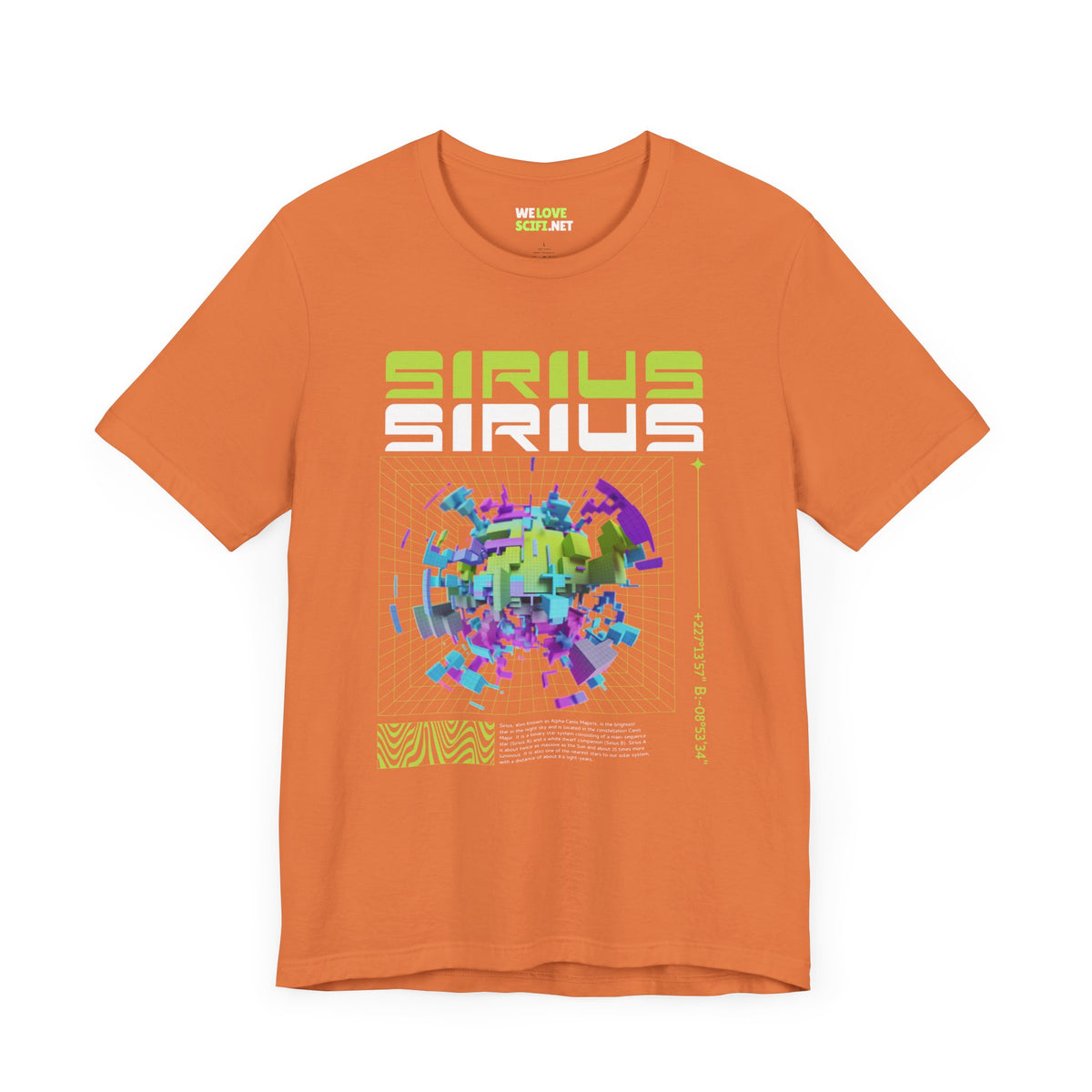 sci-fi t-shirt-Sirius Star Sci-Fi T-Shirt-welovescifi.net