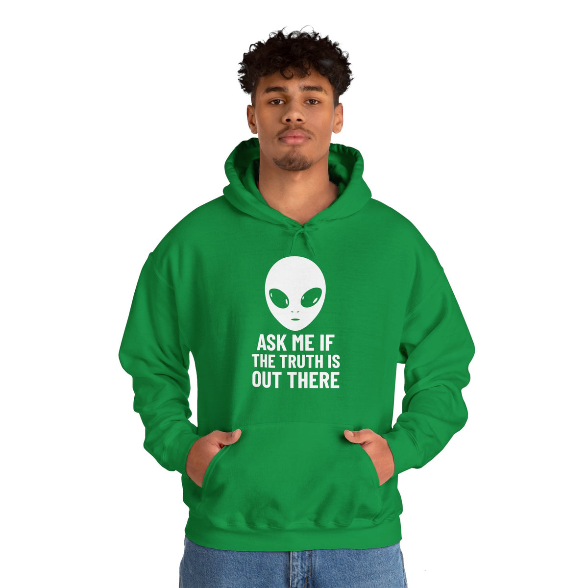 Funny UFO Hoodie - Ask Me If the Truth Is Out There