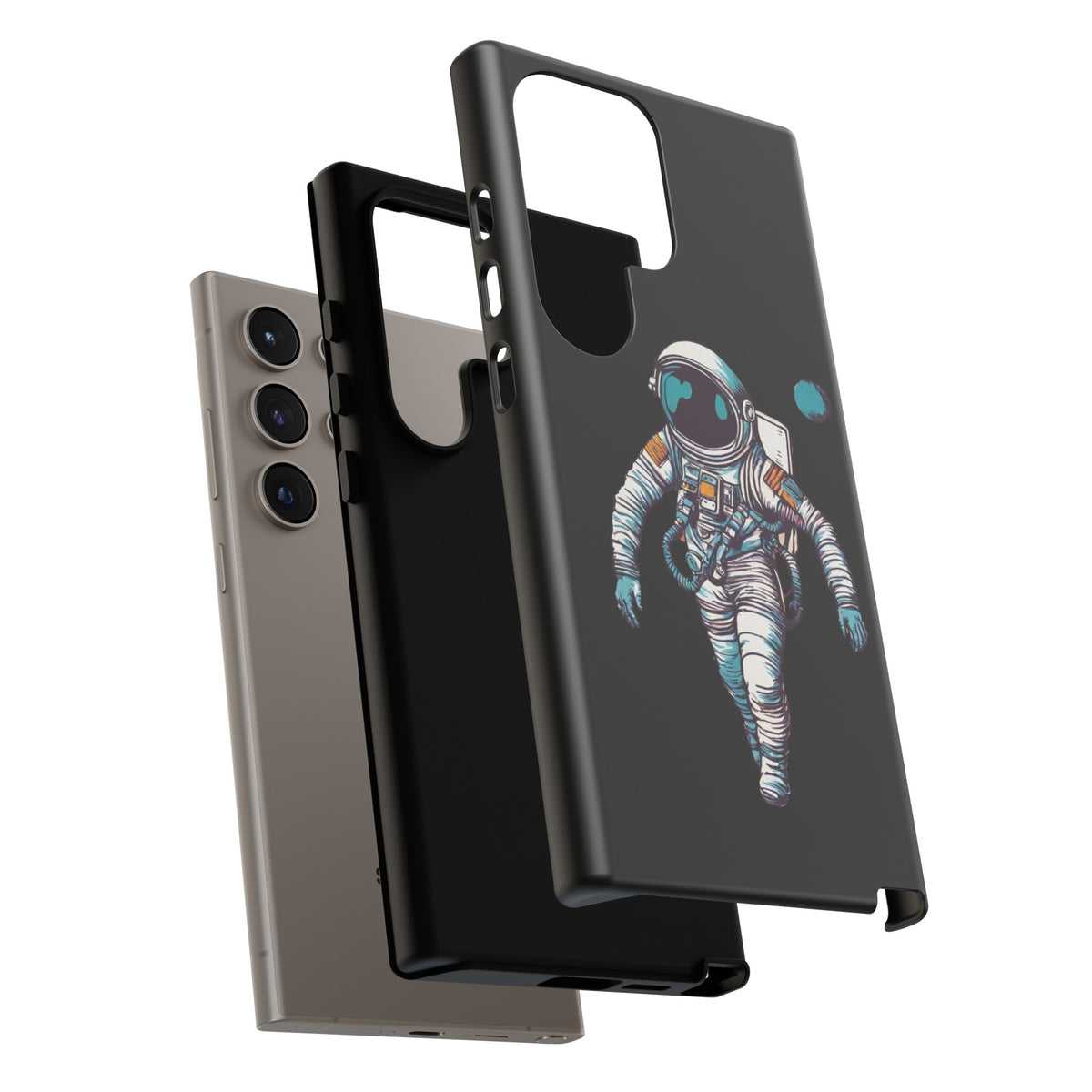 Mini Astronaut Galaxy Case - Tough Samsung Mobile Cases